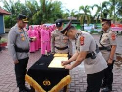 Polres Aceh Barat Lakukan Rotasi Pejabat Utama dan Kapolsek Jajaran