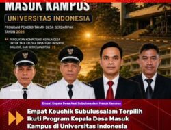 Perkuat Kapasitas, Empat Keuchik Subulussalam Belajar Tata Kelola Desa di UI
