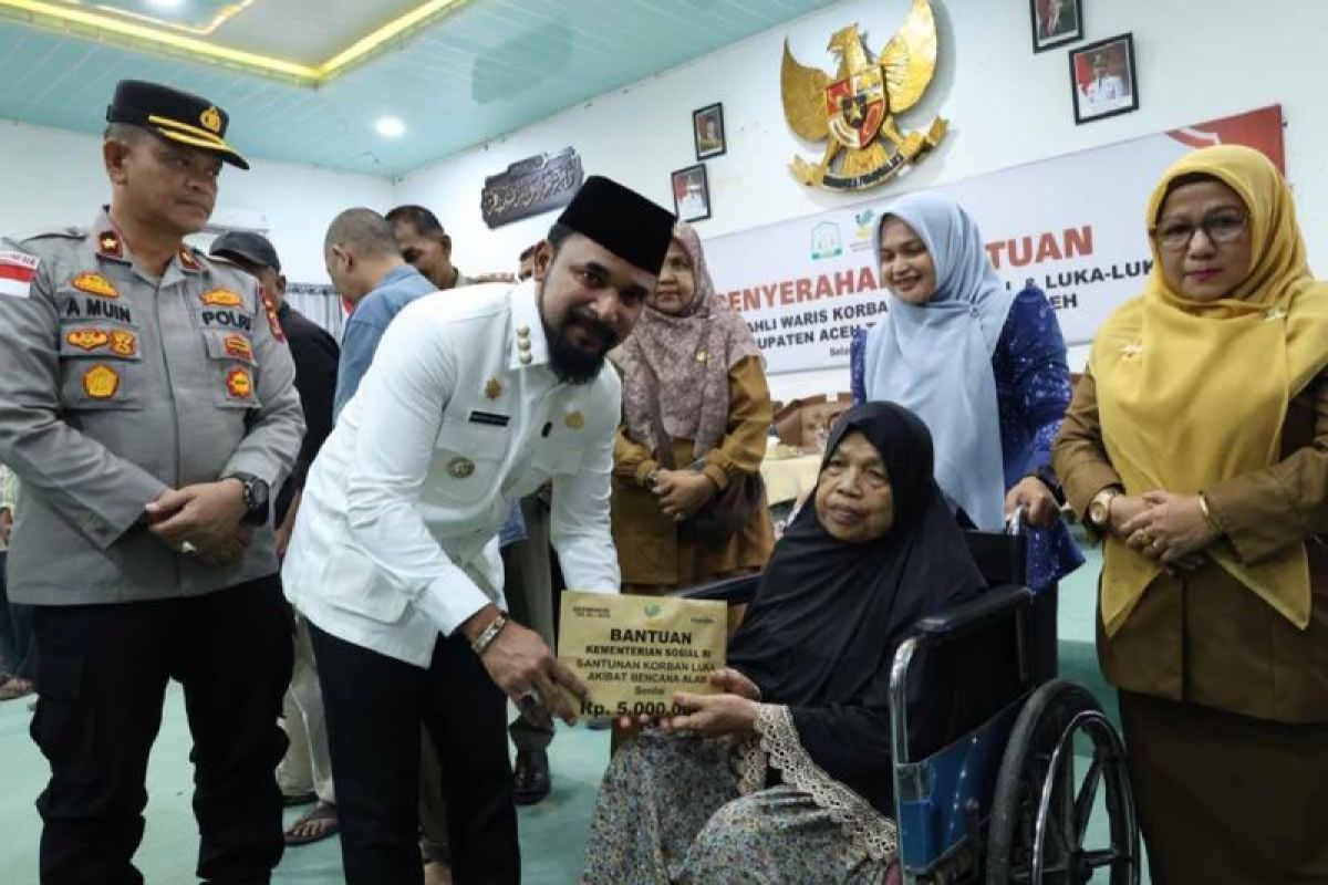 Pemerintah Salurkan Rp665 Juta Santunan untuk Korban Banjir Aceh Timur