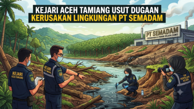 Kejari Aceh Tamiang Usut Dugaan Kerusakan Lingkungan PT Semadam
