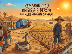 Kemarau Picu Krisis Air Bersih dan Kekeringan Sawah di Pekan Bada