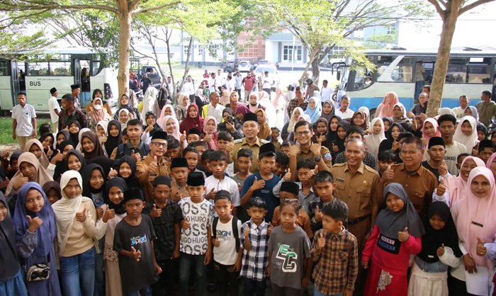 90 Anak dari Pidie Jaya Ikuti Pendidikan di Sekolah Rakyat Bireuen