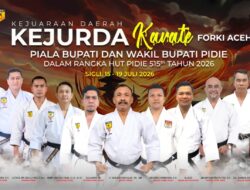 FORKI Aceh Gelar Kejurda Karate di Pidie, Perebutkan Hadiah Rp51,5 Juta