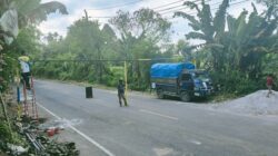 Demi Keselamatan, Portal dan Rambu Lalu Lintas Dipasang di Jalur Tajuk Enang-enang