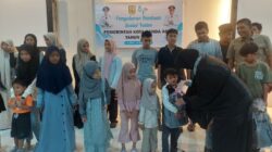 Illiza Serahkan Bantuan Perlengkapan Sekolah untuk 28 Anak Yatim di Kuta Alam