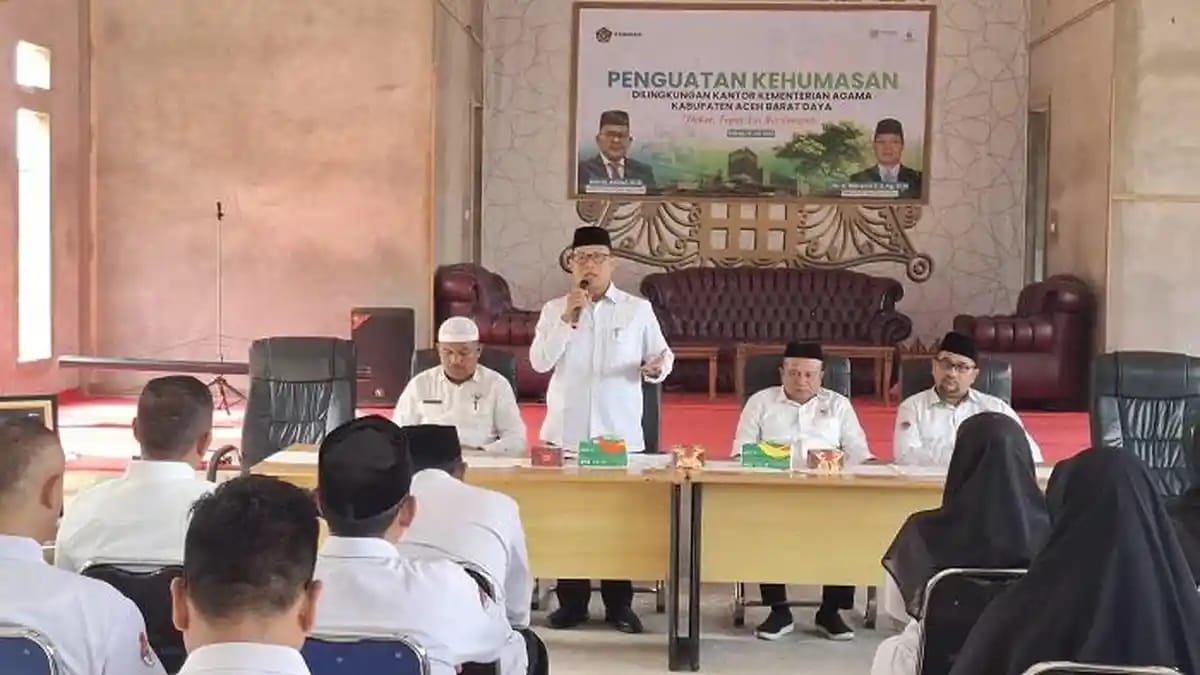 Kemenag Abdya Perkuat Kehumasan, Dorong Komunikasi Publik yang Proaktif