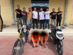 Polresta Banda Aceh Bongkar Kasus Curanmor, Dua Tersangka Ditangkap
