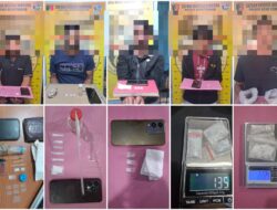 6 Orang Pengedar dan 7 Kurir Narkoba di Ringkus Polisi
