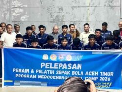 15 Pesepak Bola Muda Aceh Timur Berangkat ke Yogyakarta, Latihan di Markas PSS Sleman