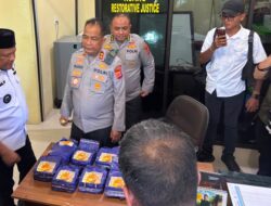Polisi Tangkap 2 Tersangka Kasus Narkotika, 10,6 Kg Sabu Diamankan
