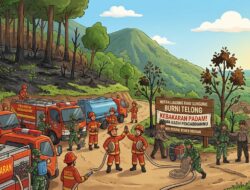 Karhutla 50 Hektare di Kaki Gunung Burni Telong Berhasil Dipadamkan