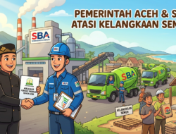 Pemerintah Aceh dan SBA Perkuat Pasokan untuk Atasi Kelangkaan Semen