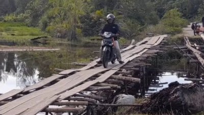 Jembatan lantai papan
