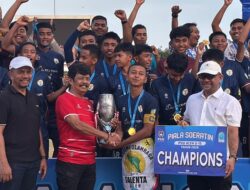 Kalahkan Juang FC, SSB Talenta Aceh Juara Piala Suratin U15