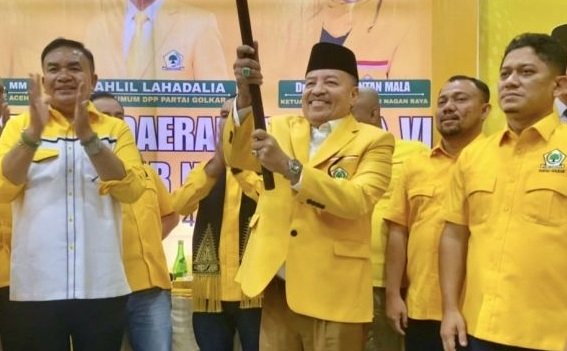 TRK Terpilih Pimpin DPD II Golkar Nagan Raya