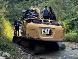 Polisi Tangkap Empat Penambang Ilegal di Tangse