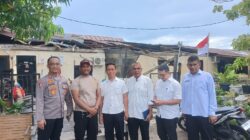 Polda Aceh Bantu Korban Angin Kencang, Empat Rumah Rusak Berat