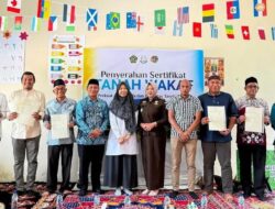 Tujuh Aset Wakaf di Abdya Resmi Bersertifikat, Kemenag Tekankan Kepastian Hukum