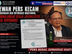 Kerja Wartawan Dilindungi UU, Dewan Pers Ingatkan Ancaman Pidana