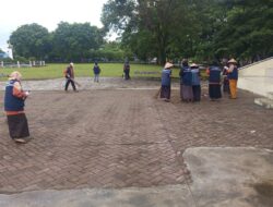 Lapangan Bungong Jeumpa Dipersiapkan untuk Upacara HUT Ke-81 RI