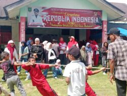 Semarakkan HUT RI, Warga Desa Penuntungan Gelar Berbagai Lomba
