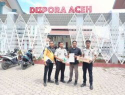 Perkuat Pembinaan, Rutan Banda Aceh Terima Bantuan Sarana Olahraga dari Dispora Aceh