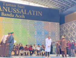 11 Terhukum Jalani Eksekusi Cambuk di Taman Sari Banda Aceh