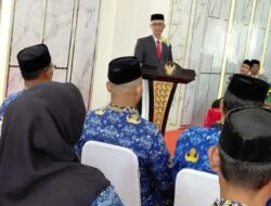 Wabup Abdya Lantik 50 Pejabat, Minta Jabatan Berbuah Kinerja Nyata