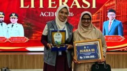 Perpustakaan Desa Penuntungan Kembali Raih Prestasi Tingkat Provinsi Aceh