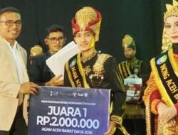 M. Fadhil–Salwa Salsabila Dinobatkan sebagai Duta Wisata Abdya 2026