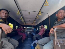Ganggu Ketertiban, Gelandangan di Taman Tepi Kali Banda Aceh Ditertibkan
