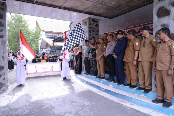 29 Satuan Pendidikan Meriahkan Karnaval HUT Ke-81 RI di Jantho