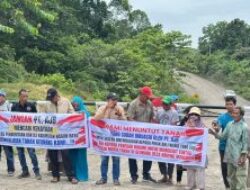 Konflik Lahan Pertambangan, Warga Geunang Adukan PT AJB ke Polisi