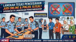 Cegah Judol dan Pinjol Ilegal, Ponsel Petugas Lapas Lhoksukon Disidak