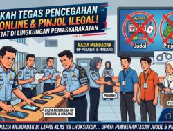 Cegah Judol dan Pinjol Ilegal, Ponsel Petugas Lapas Lhoksukon Disidak