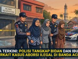 Polisi Tangkap Bidan dan Ibu-Anak Terkait Kasus Aborsi Ilegal di Banda Aceh