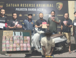 Polisi Tangkap Terduga Pelaku Pencurian Rp100 Juta di Parkiran Masjid Lambaro