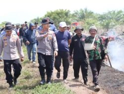 Musim Kemarau, Kapolres Abdya Ingatkan Bahaya Pembakaran Lahan