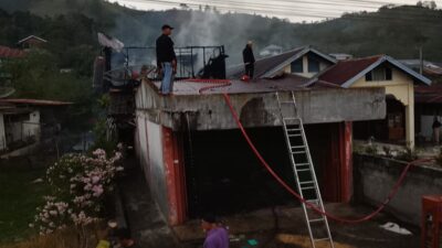 Kebakaran Hanguskan Rumah Warga di Kampung Pendere Aceh Tengah