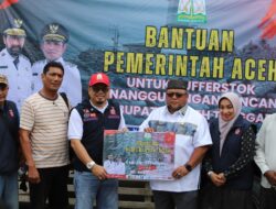 Korban Bencana di Aceh Tenggara Dapat Bantuan Rp448 Juta dari Pemprov Aceh
