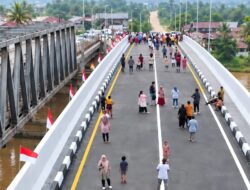 Setelah Terputus akibat Banjir, Jembatan Krueng Tingkeum Dibuka
