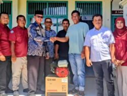 Jala Lempar dan Mesin Honda GX 160 Disalurkan untuk Nelayan Abdya