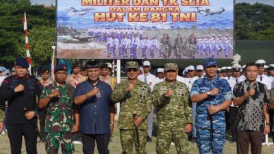 HUT ke-81 TNI, Ratusan Pelajar Ikuti Lomba PBB se-Aceh di Blang Padang