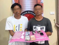Dua Pria Ditangkap, Polisi Sita 13 Paket Sabu di Lawe Sigala-gala