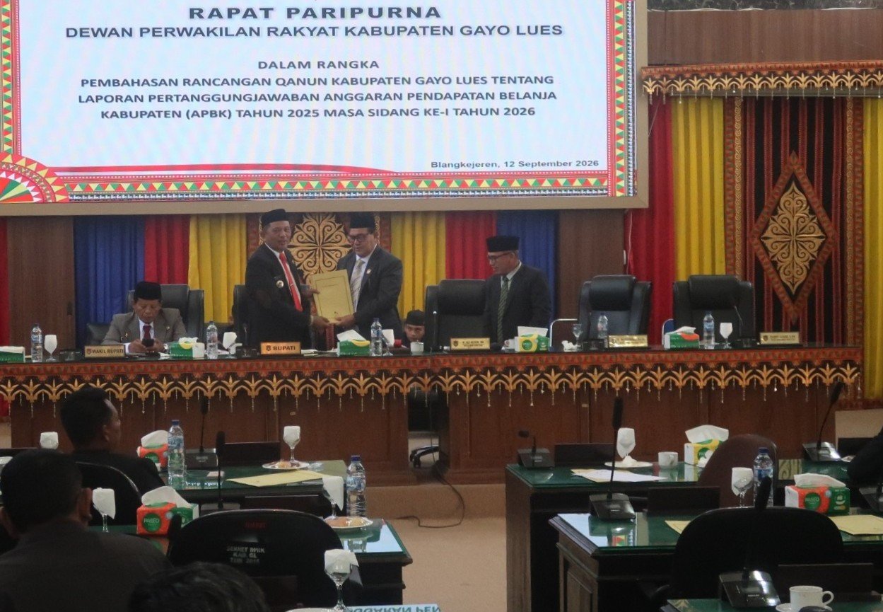 DPRK Gayo Lues Beri Catatan soal PAD dan Aset Daerah