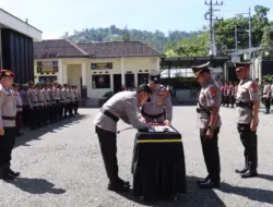 Polres Aceh Tengah Rotasi Kabag Ops, Kabag Ren dan Kabag SDM