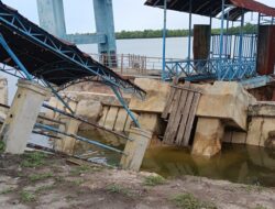 Dermaga Ferry di Pelabuhan Kuala Langsa Ambruk, Pemko Surati Dishub Aceh