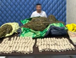 Polisi Tangkap Pria di Kaway XVI Bersama Barang Bukti Ganja 15 Kg