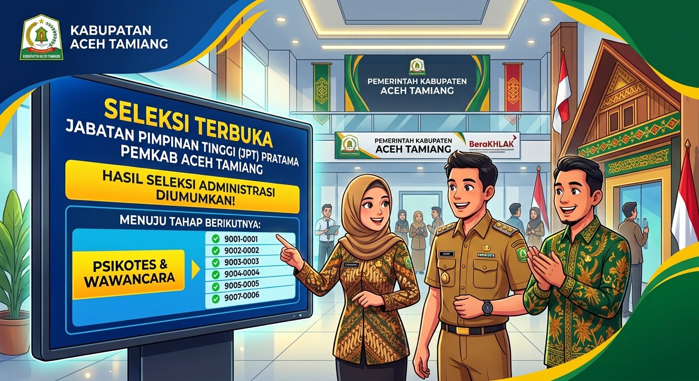 Seleksi 11 JPT Aceh Tamiang Berlanjut ke Assessment Center