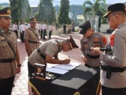 Polres Aceh Selatan Mutasi Kabagops dan Kapolsek Samadua